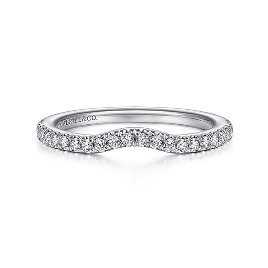 Gabriel - 14K White Gold Matching Wedding Band