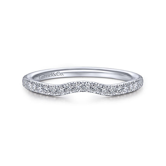 Gabriel - 14K White Gold Matching Wedding Band