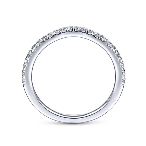 14K White Gold Matching Wedding Band