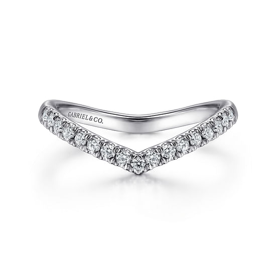 Gabriel - 14K White Gold Matching Wedding Band