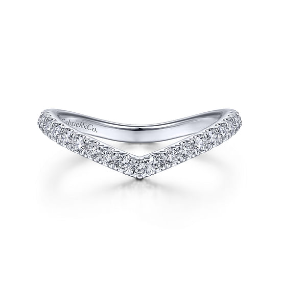 Gabriel - 14K White Gold Matching Wedding Band