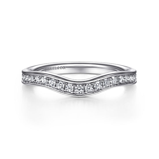 Gabriel - 14K White Gold Matching Wedding Band