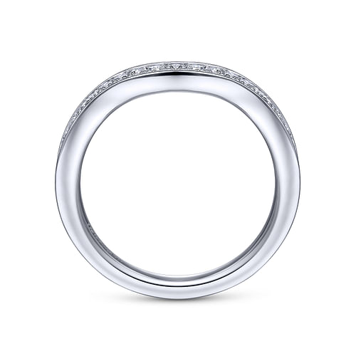 14K White Gold Matching Wedding Band