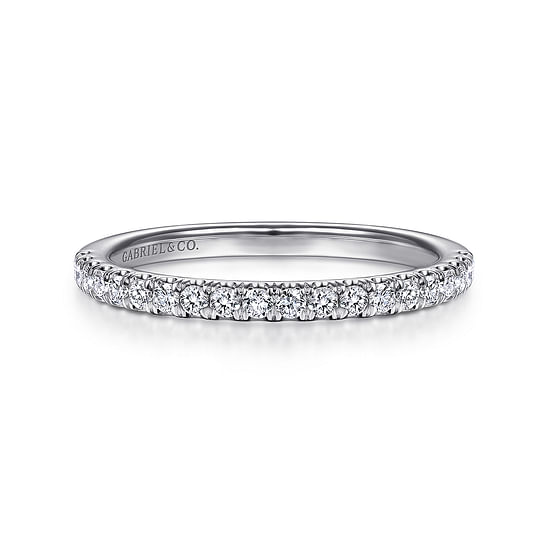 Gabriel - 14K White Gold Matching Wedding Band