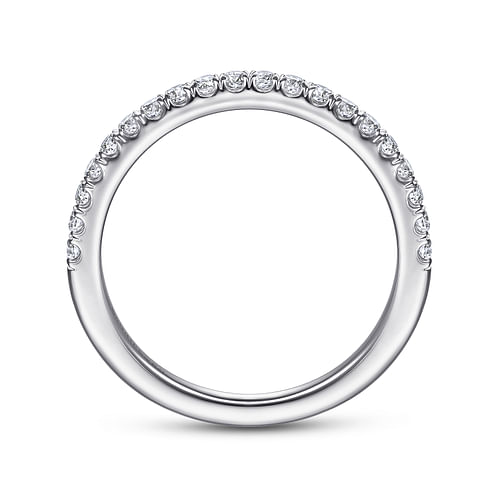 14K White Gold Matching Wedding Band