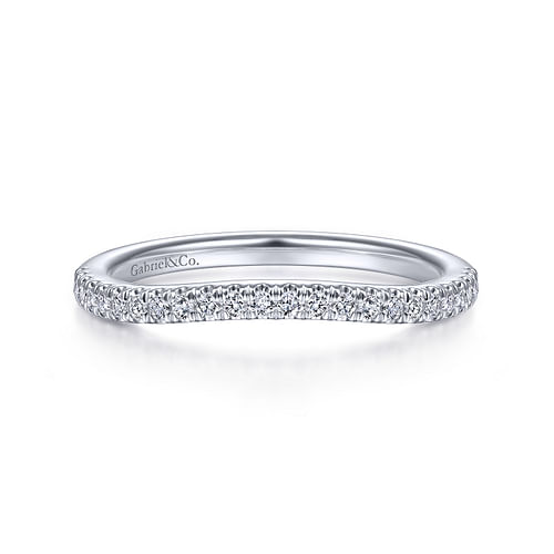 14K White Gold Matching Wedding Band