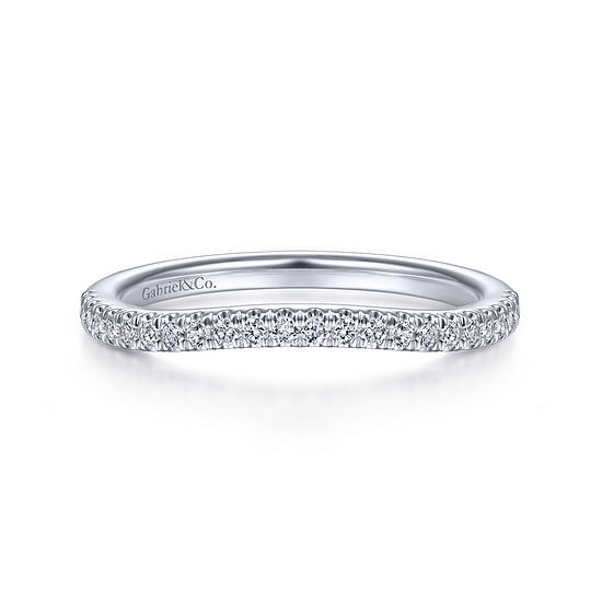 Gabriel - 14K White Gold Matching Wedding Band