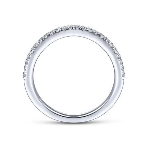 14K White Gold Matching Wedding Band