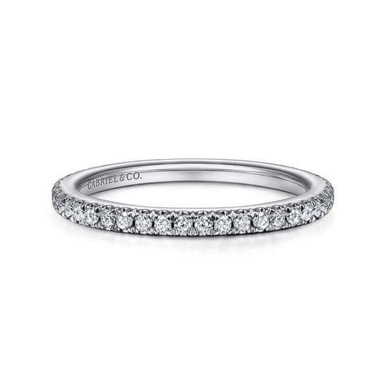 Gabriel - 14K White Gold Matching Wedding Band