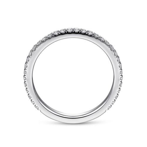 14K White Gold Matching Wedding Band