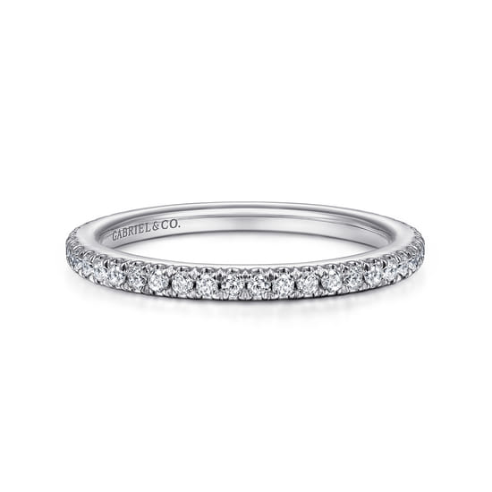 Gabriel - 14K White Gold Matching Wedding Band