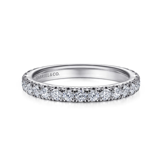 Gabriel - 14K White Gold Matching Wedding Band