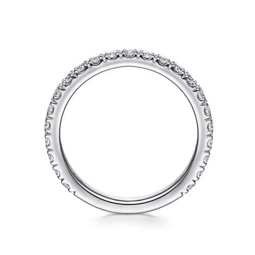 14K White Gold Matching Wedding Band