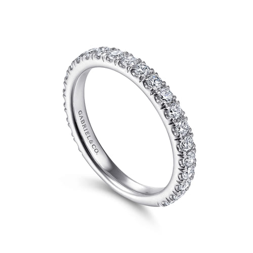 14K White Gold Matching Wedding Band