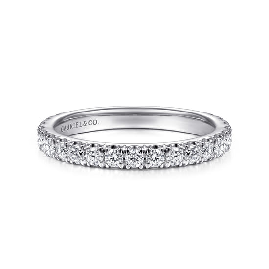 Gabriel - 14K White Gold Matching Wedding Band Gabriel - 14K White Gold Matching Wedding Band