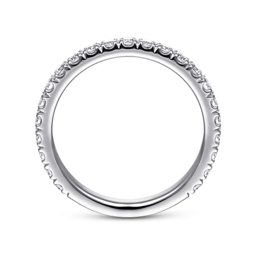 14K White Gold Matching Wedding Band