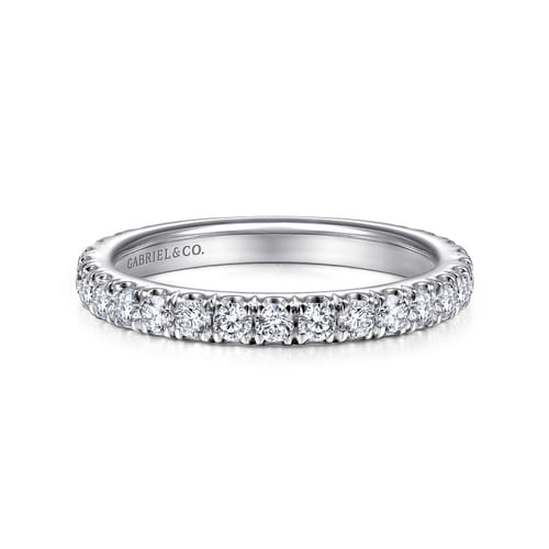 14K White Gold Matching Wedding Band