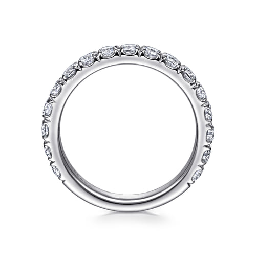 14K White Gold Matching Wedding Band