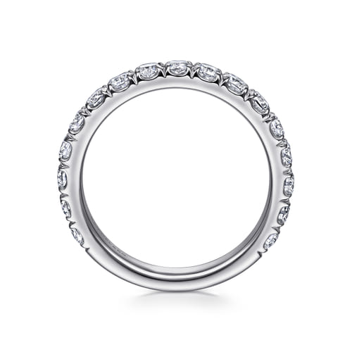 14K White Gold Matching Wedding Band