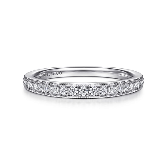 Gabriel - 14K White Gold Matching Wedding Band