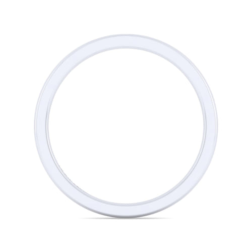 14K White Gold Matching Wedding Band