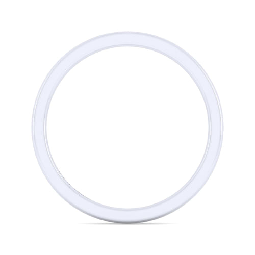 14K White Gold Matching Wedding Band