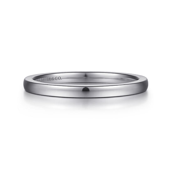 Gabriel - 14K White Gold Matching Wedding Band