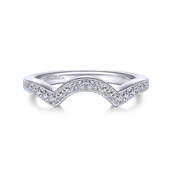 Gabriel - 14K White Gold Matching Wedding Band