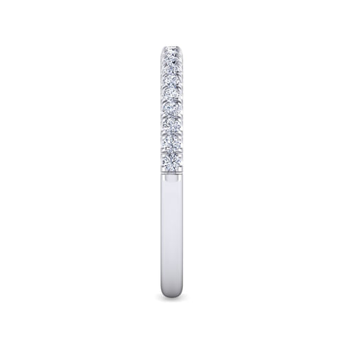 14K White Gold Matching Wedding Band