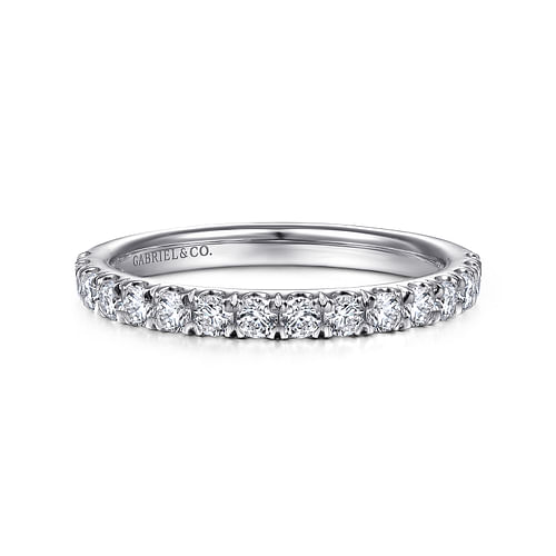 14K White Gold Matching Wedding Band