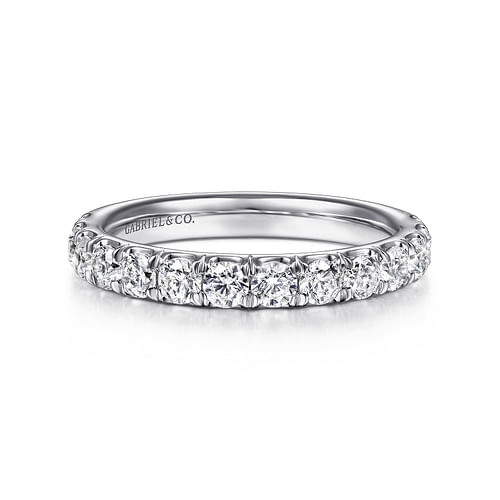 14K White Gold Matching Wedding Band