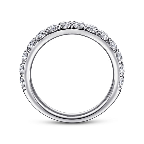 14K White Gold Matching Wedding Band