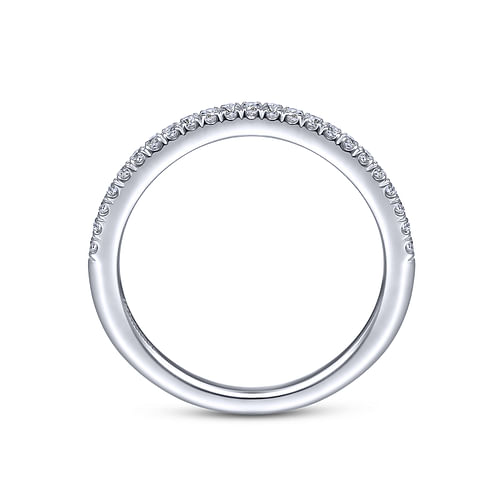 14K White Gold Matching Wedding Band