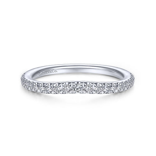 14K White Gold Matching Wedding Band