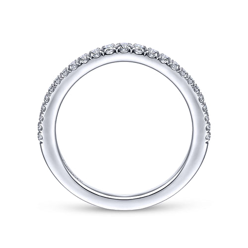 14K White Gold Matching Wedding Band