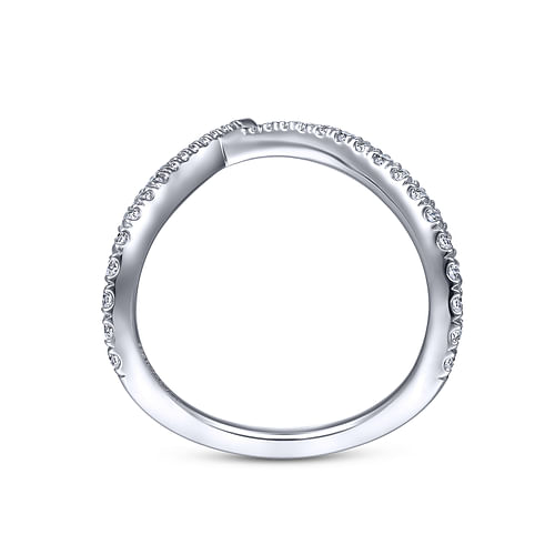 14K White Gold Matching Wedding Band