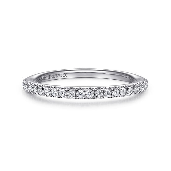 Gabriel - 14K White Gold Matching Wedding Band