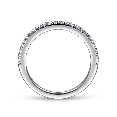 14K White Gold Matching Wedding Band