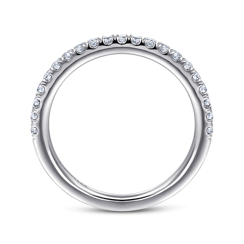 14K White Gold Matching Wedding Band