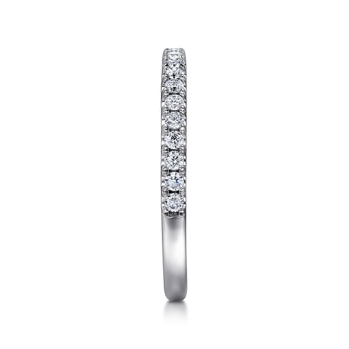 14K White Gold Matching Wedding Band