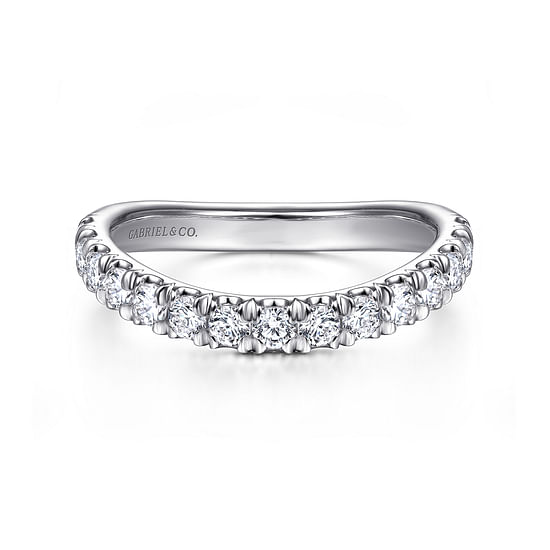 Gabriel - 14K White Gold Matching Wedding Band