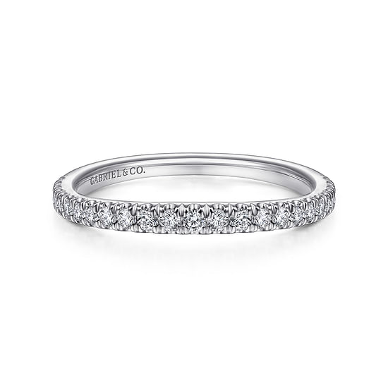 Gabriel - 14K White Gold Matching Wedding Band