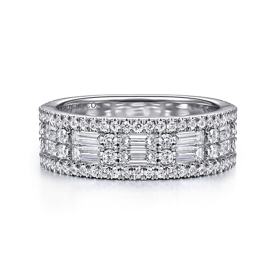 Gabriel - 14K White Gold Matching Wedding Band