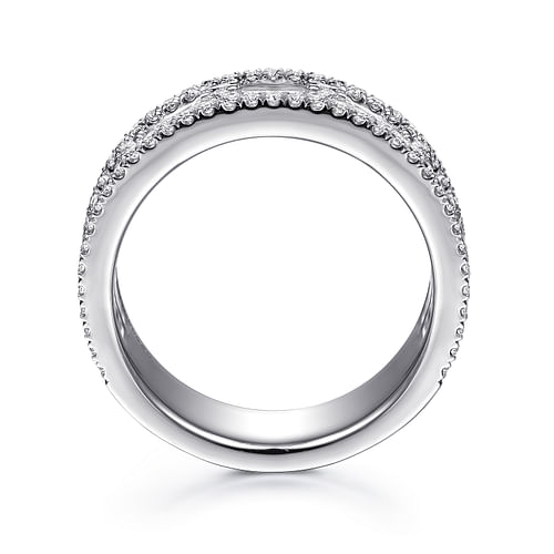 14K White Gold Matching Wedding Band