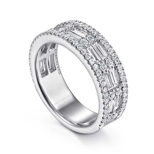 14K White Gold Matching Wedding Band