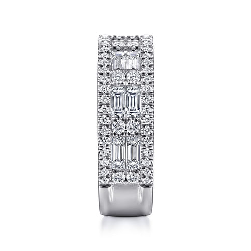 14K White Gold Matching Wedding Band