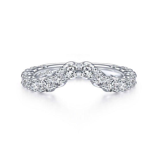 Gabriel - 14K White Gold Matching Wedding Band