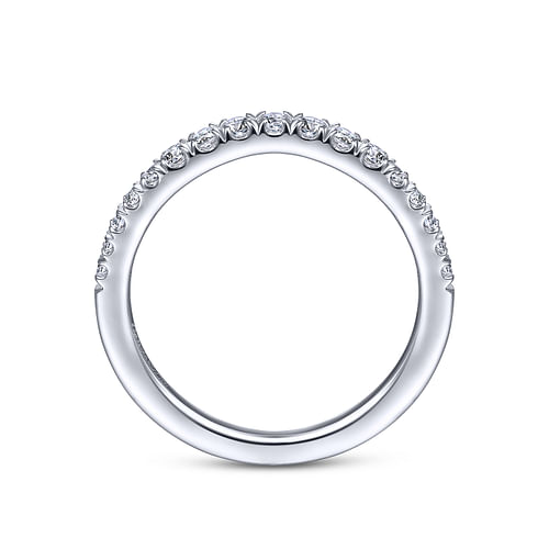 14K White Gold Matching Wedding Band