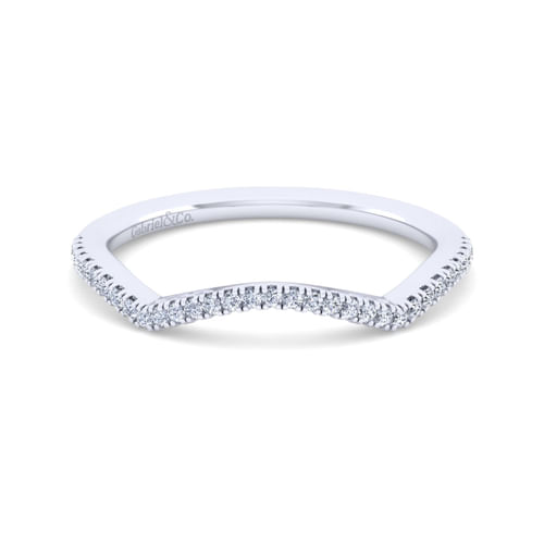 14K White Gold Matching Wedding Band