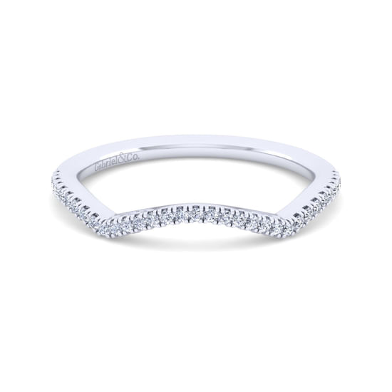 Gabriel - 14K White Gold Matching Wedding Band